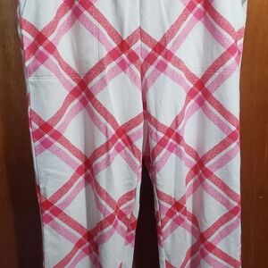 Colsie Sweatpants with Pink And Red Pattern